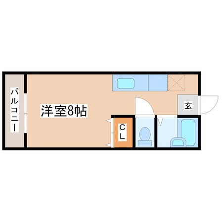 シティコーポ鳥栖の物件間取画像